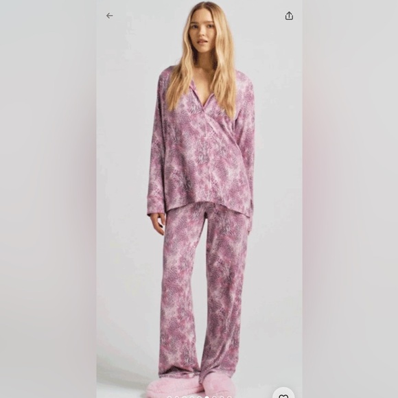 SKIMS Purple Pajama Set